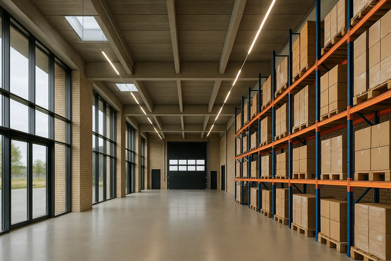 Lagerlokaler nær transportknudepunkter i Danmark